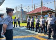 Pimpin Apel Pasca Libur Idul Adha,Kalapas Pastikan Kesiapsiagaan dan Kedisplinan Petugas