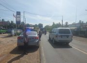 Polsek Blambangan Umpu Gelar Patroli Siang di Jalinsum Bumi Ratu