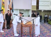 Pelantikan Bupati Way Kanan, Ayu Asalasiyah Diambil Sumpah oleh Gubernur Lampung
