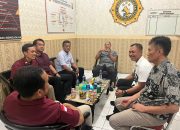 Koordinasi Bantuan Pengamanan KODIM 0412 dan Polres Lampung Utara di Lapas Kelas IIA Kotabumi