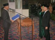 Gubernur Rahmat Mirzani Djausal Lantik Marindo Kurniawan Sebagai Sekda Provinsi Lampung