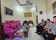 Hari Bhayangkara ke 79, Kapolres Dampingi Kapolda Lampung Anjang Sana ke Rumah Almarhum Briptu Ghalib