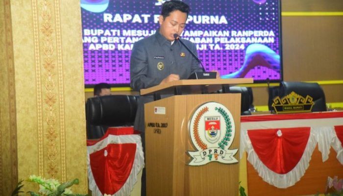 DPRD Mesuji Paripurna Pertanggung Jawaban Pelaksanaan APBD Tahun 2024