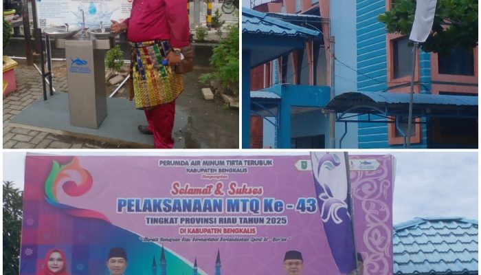 Perumda Air Minum(PDAM) Tirta Terubuk Kabupaten Bengkalis,berikan Pelayanan Air Minum Geratis Untuk Masyarakat