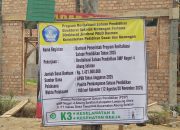 Revitalisasi SMPN 4 abung Selatan Diduga DI Korupsi Dana K3