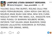 Warganet Desak Bupati Lampung Utara Rolling Kadishub, Ketua PPWI Turut Beri Tanggapan