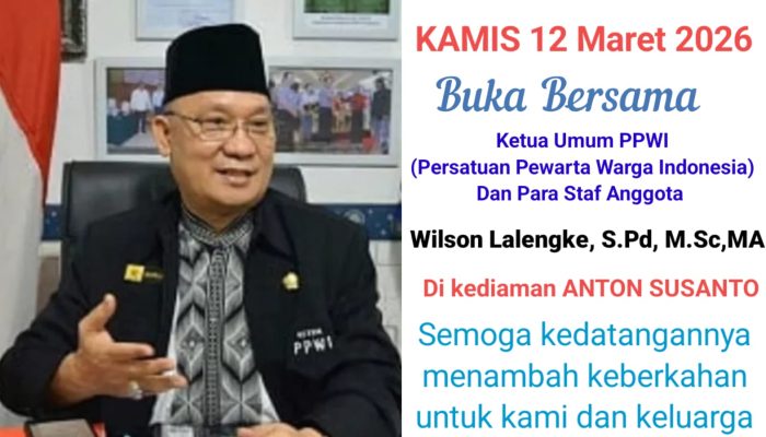 Assalamualaikum Ketua Umum Nasional Wilson Lalengke, S.Pd, M.Sc, MA