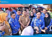 Cek Langsung ke Pasar, Sekda Supriyanto Pastikan Harga Sembako di Lampung Selatan Masih Terkendali