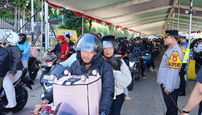 Lebaran Berangsur Usai, Polisi Tetap Berjaga: Ratusan Personel Amankan Arus Balik di Lampung Selatan