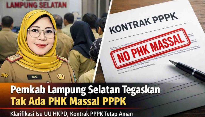 *Heboh UU HKPD, Pemkab Lampung Selatan Tegaskan Tak Ada PHK Massal PPPK*