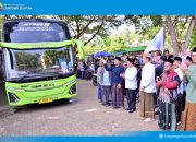 1.350 Santri Lampung Diberangkatkan ke Lirboyo, Bupati Egi Titipkan Pesan Pengabdian