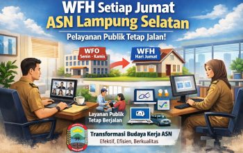*Mulai Besok, ASN Lampung Selatan WFH Tiap Jumat, Pemkab Pastikan Pelayanan Publik Tetap Jalan, Ini Skemanya!*