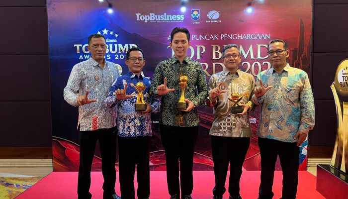 orong Penghargaan Nasional, Perumda Tirta Jasa Lampung Selatan Raih TOP BUMD Awards 2026 Bintang 4, Bupati Egi Dinobatkan Pembina Terbaik