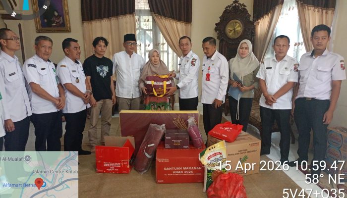 Wakil Bupati Lampung Utara Sambangi Keluarga Korban Kebakaran