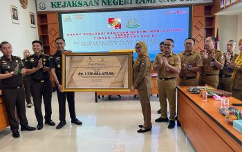 Kejari Lampung Utara Pulihkan Rp1,33 Miliar Keuangan Daerah dari Tindak Lanjut LHP BPK RI