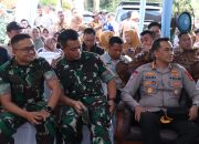 Dandim 0402/OKI Hadiri Gerakan Tanam Bersama Gubernur Sumsel di Desa Cahaya Bumi