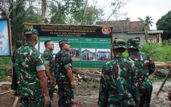 TMMD Ke-128 Kodim 0402/OKI-OI Berikan Bukti Nyata untuk Rakyat sampai di Pelosok Desa
