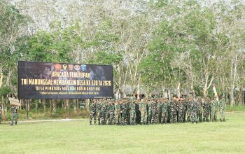 Tenda Berdiri Kokoh, Personel Mulai Bersiaga, TMMD Ke-128 Kodim Siap Ditutup Besok di Desa Pematang Sukatani