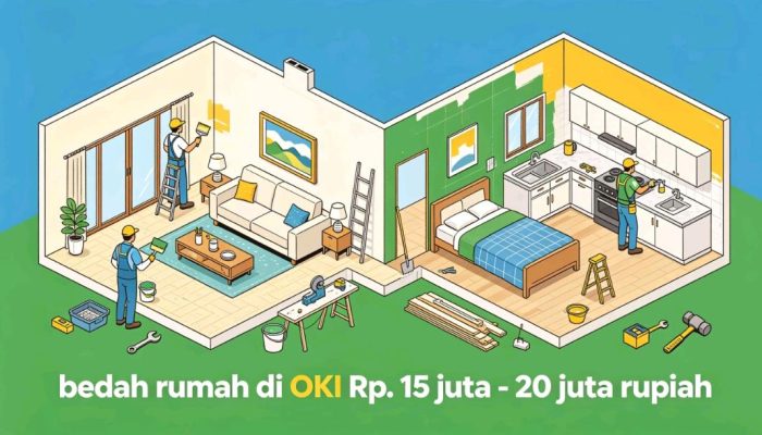 Anggaran Bedah Rumah di OKI Hanya Rp 15-20 Juta – Publik Tanya Cukupkah Mengingat Harga Bahan dan Upah Tukang yang Meningkat