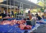 Masyarakat Kecewa, Daging Kurban Idul Adha dari Polres OKI Diduga Tidak Dibagikan untuk Masyarakat