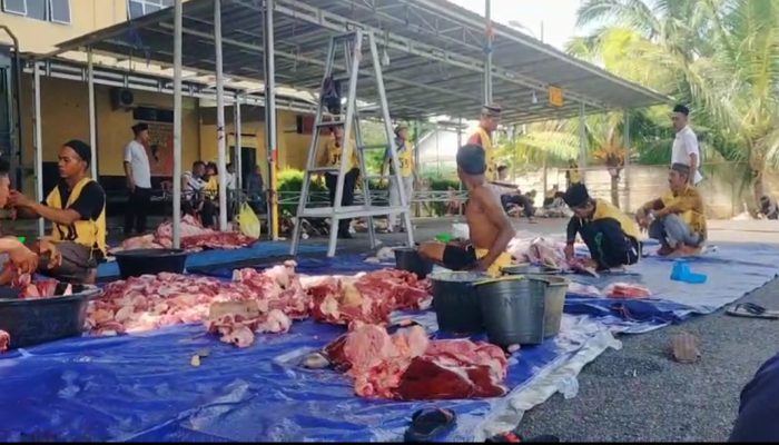 Masyarakat Kecewa, Daging Kurban Idul Adha dari Polres OKI Diduga Tidak Dibagikan untuk Masyarakat