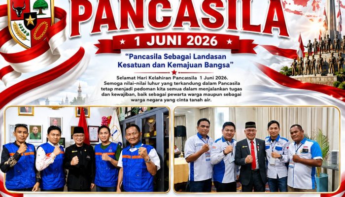 Ketua DPC PPWI OKI Bersama Pengurus dan Anggota Ucapkan Selamat Hari Kelahiran Pancasila 1 Juni 2026