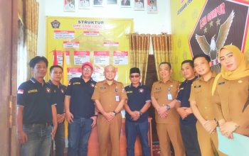 Pererat Silaturahmi ” Kesbangpol Lampura Kunjungi Sekretariat DPC LSM GEMPUR “