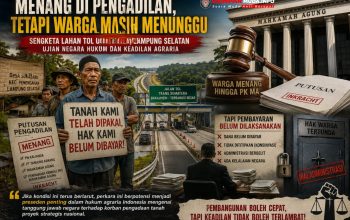Kasus ganti rugi lahan proyek Jalan Tol Trans Sumatera Belum Terealisasi Kepada Warga