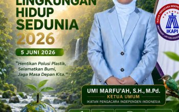 IKAPI Serukan Kepedulian Lingkungan sebagai Bagian dari Iman dan Tanggung Jawab Kemanusiaan pada Hari Lingkungan Hidup Sedunia 2026