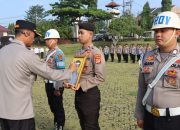 Polres Lampung Utara Gelar Upacara PTDH, Kapolres Tegaskan Komitmen Jaga Marwah Institusi