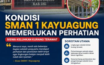 Kondisi SMAN 1 Kayuagung Memerlukan Perhatian, Siswa Keluhkan Kurang Terawat