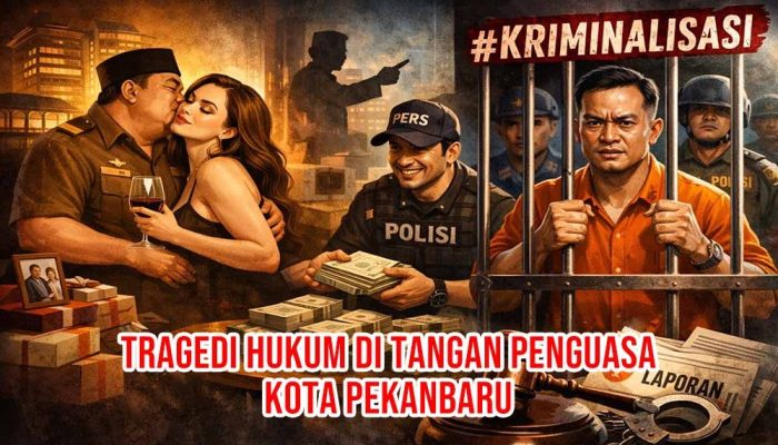 Tragedi Hukum di Pekanbaru: Mengurai Benang Kusut Kriminalisasi Aktivis, Barter Jabatan, dan Pelanggaran UU Pers