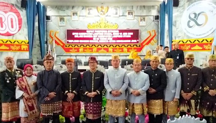DPRD Lampung Utara Gelar Sidang Paripurna Istimewa Peringati HUT ke-80 Kabupaten
