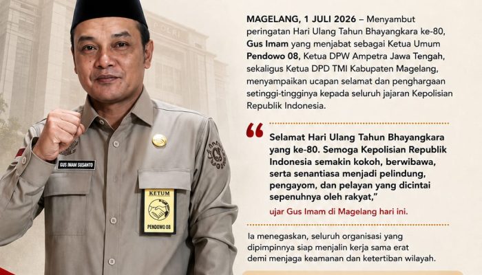 Sambut HUT Bhayangkara ke‑80, Gus Imam Tekankan Sinergi Masyarakat dan Polisi