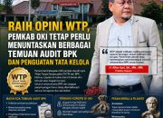 Raih Opini WTP, Pemkab OKI Tetap Perlu Menuntaskan Berbagai Temuan Audit BPK dan Penguatan Tata Kelola