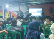 Kodim 0402/OKI-OI Gelar Nobar Piala Dunia 2026 Bersama Masyarakat di Makodim, Pererat Kemanunggalan TNI dan Rakyat