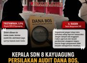 Kepala SDN 8 Kayuagung Persilakan Audit Dana BOS, Tokoh OKI Desak Inspektorat Jangan Tutup Mata