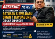 Di Tengah Keluhan Fasilitas, Ratusan Siswa Baru SMAN 1 Kayuagung Diduga Dipungut Rp300 Ribu hingga Rp500 Ribu