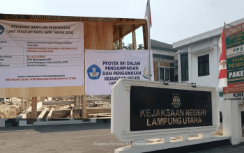 ​Curi Start Pasang Logo Kejari di Papan Proyek Rp6,4 Miliar, Pembangunan SMAN 2 Bukit Kemuning Disorot