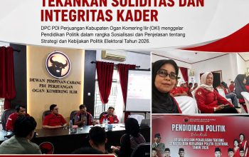 PDI Perjuangan OKI Gelar Pendidikan Politik, Febriansyah Wardhana Tekankan Soliditas dan Integritas Kader