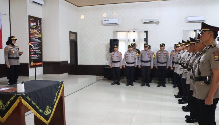 Pimpin Sertijab Pejabat Utama dan Kapolsek, Kapolres Lampung Utara Tekankan Peningkatan Pelayanan dan Profesionalisme