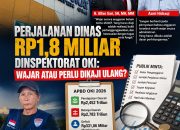 Inspektorat OKI Sebut Perjalanan Dinas Rp1,8 Miliar Wajar, Tokoh Masyarakat: Lukai Hati Rakyat, Aktivis Desak Transparansi dan Evaluasi Penggunaan Anggaran