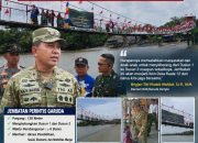 Danrem 044/Gapo Resmikan Jembatan 120 Meter di Kuala 12, Anak Sekolah Tak Lagi Menyeberang dengan Styrofoam