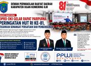 DPRD OKI Gelar Rapat Paripurna Peringatan HUT RI ke-81, Teguhkan Semangat Persatuan dan Pembanguna