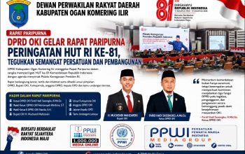 DPRD OKI Gelar Rapat Paripurna Peringatan HUT RI ke-81, Teguhkan Semangat Persatuan dan Pembanguna